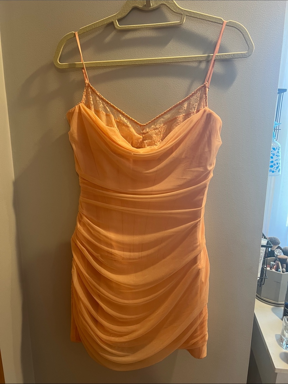 House of CB Juno sorbet corset dress